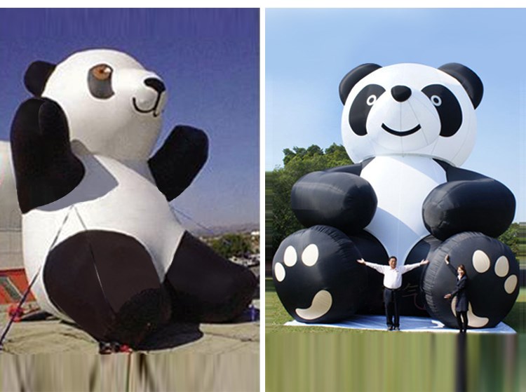 江北充气熊猫展示